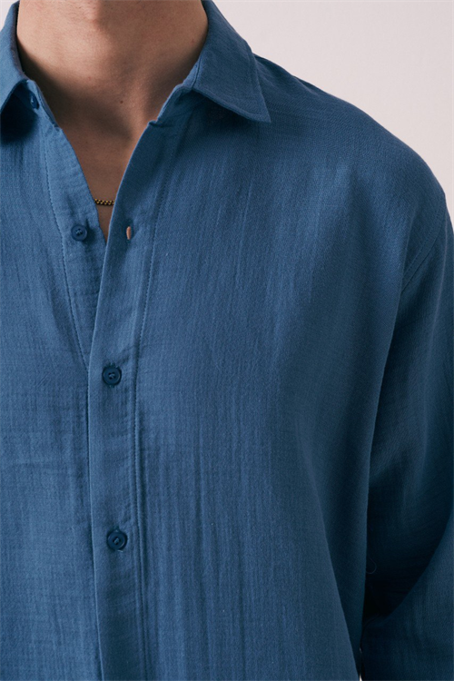 Wholesale Mens Indigo Shirt