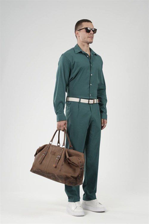 Wholesale Mens Indigo Shirt and Pants Set