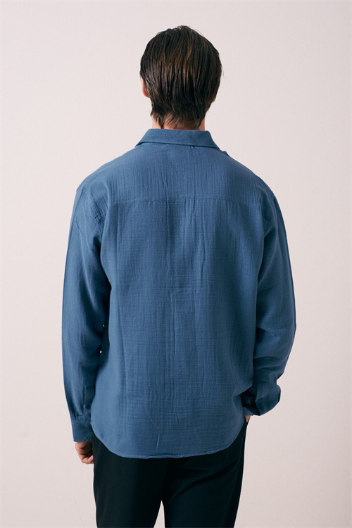 Wholesale Mens Indigo Shirt