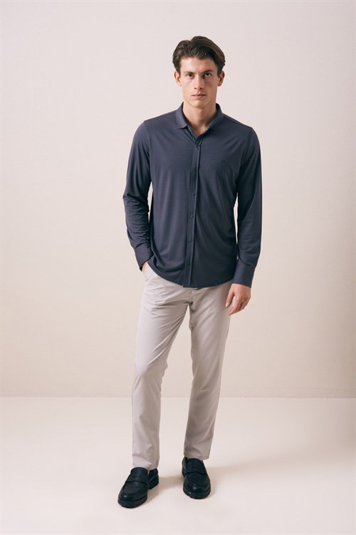 Wholesale Mens Indigo Shirt