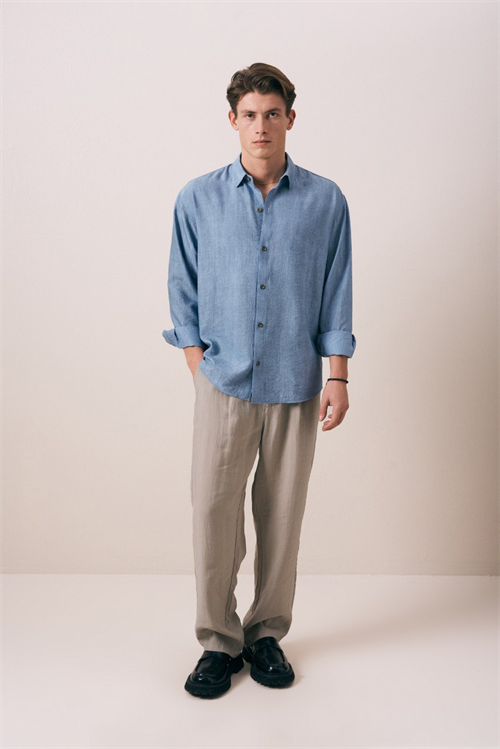 Wholesale Mens Indigo Shirt