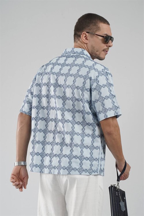 Wholesale Mens Indigo Shirt