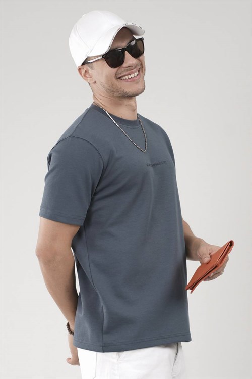 Wholesale Mens Indigo T-Shirt