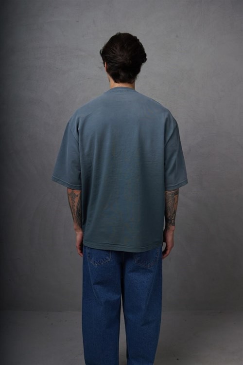 Wholesale Mens Indigo T-Shirt