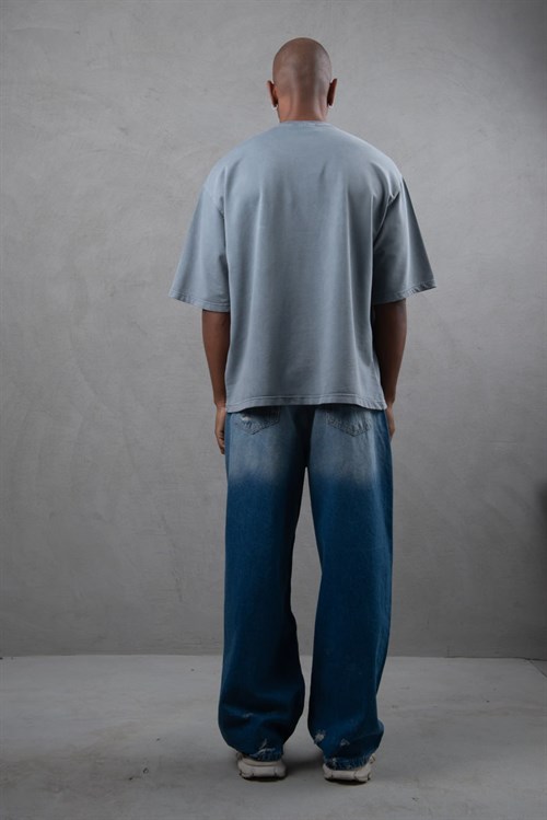 Wholesale Mens Indigo T-Shirt