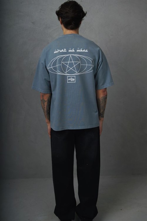 Wholesale Mens Indigo T-Shirt