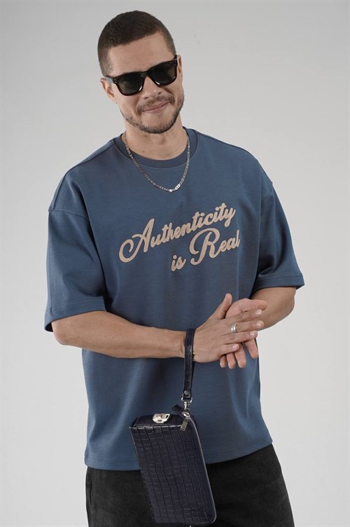 Wholesale Mens Indigo T-Shirt