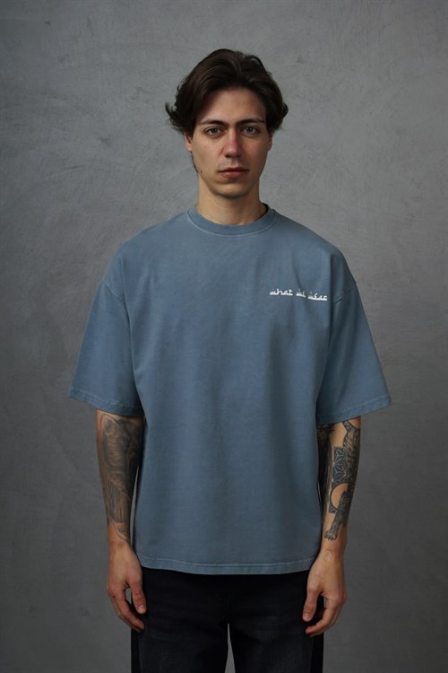 Wholesale Mens Indigo T-Shirt
