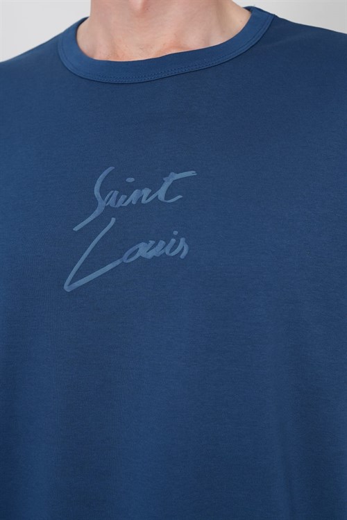 Wholesale Mens Indigo T-Shirt