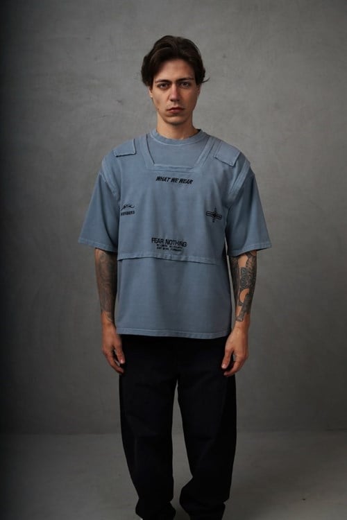 Wholesale Mens Indigo T-Shirt