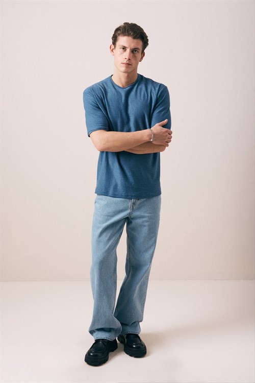Wholesale Mens Indigo T-Shirt