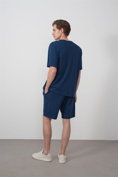 Wholesale Mens Indigo T-Shirt