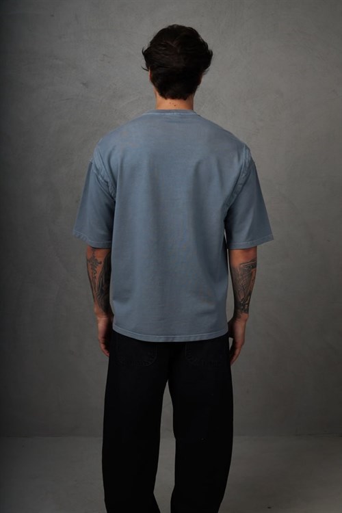 Wholesale Mens Indigo T-Shirt
