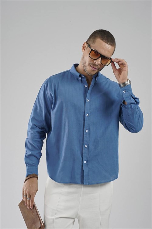 Wholesale Mens Indigo T-Shirt