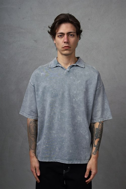Wholesale Mens Indigo T-Shirt