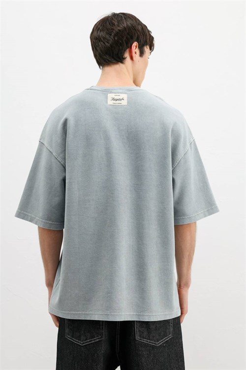 Wholesale Mens Indigo T-Shirt