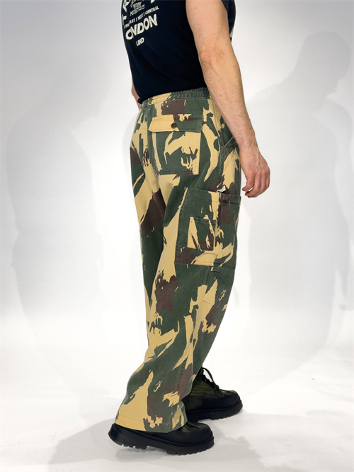 Wholesale Mens Khaki Baggy Camo Pants