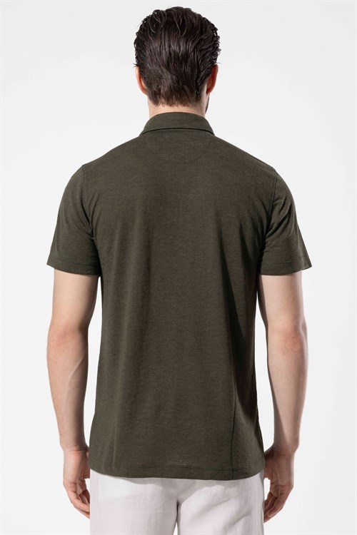 Wholesale Mens Khaki Polo T-Shirt