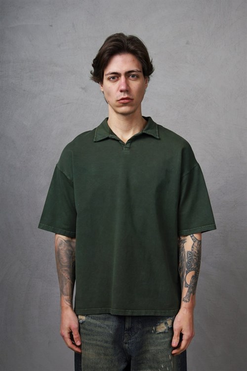 Wholesale Mens Khaki Polo T-Shirt
