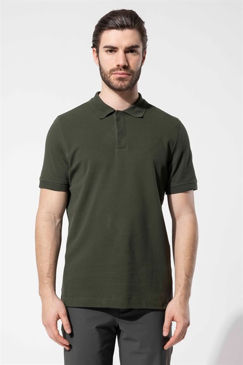 Wholesale Mens Khaki Polo T-Shirt