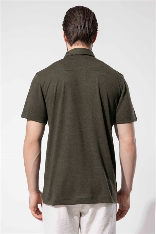 Wholesale Mens Khaki Polo T-Shirt