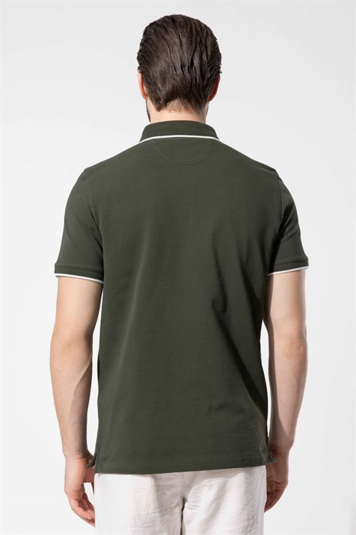 Wholesale Mens Khaki Polo T-Shirt