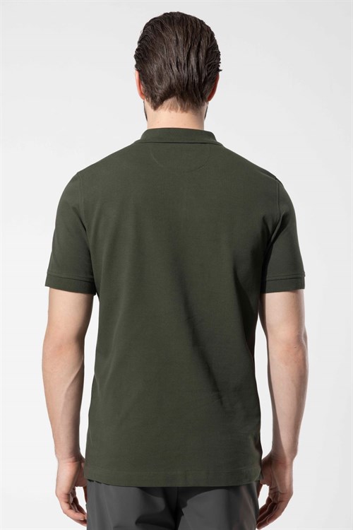 Wholesale Mens Khaki Polo T-Shirt