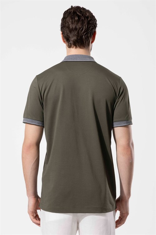 Wholesale Mens Khaki Polo T-Shirt