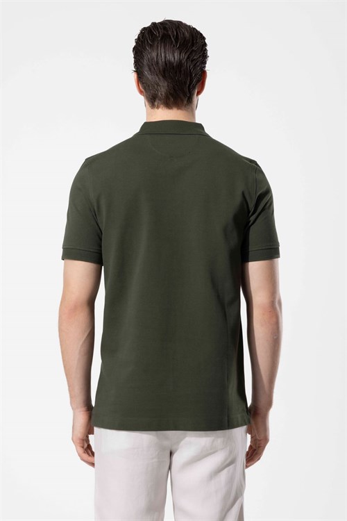 Wholesale Mens Khaki Polo T-Shirt