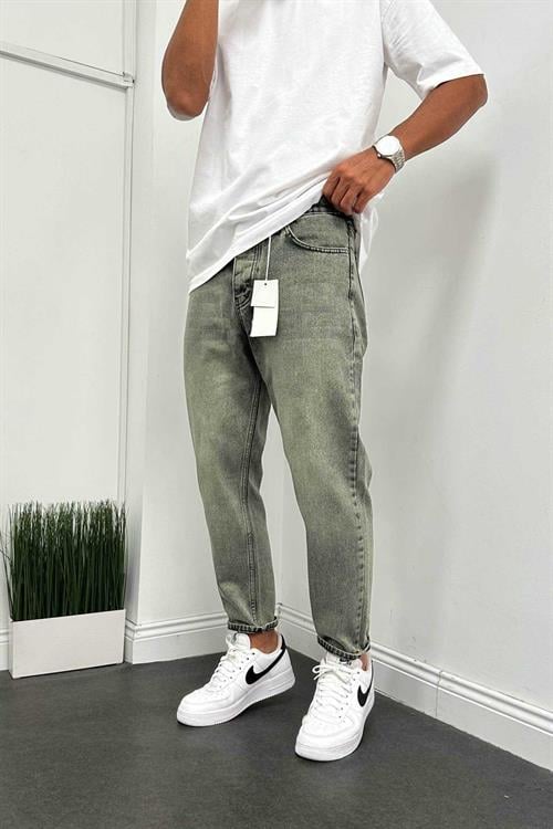 Wholesale Mens Khaki Relaxed Fit Jeans