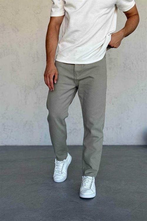 Wholesale Mens Khaki Relaxed Fit Jeans