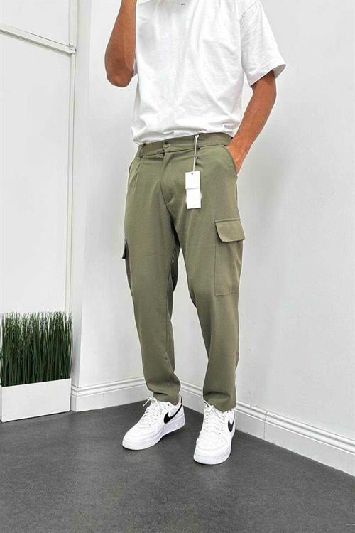 Wholesale Mens Khaki Relaxed Fit Pants