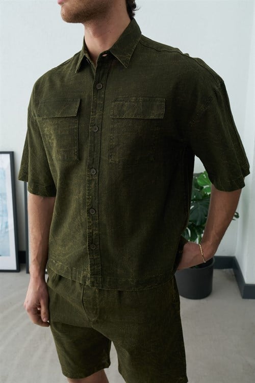 Wholesale Mens Khaki Shirt