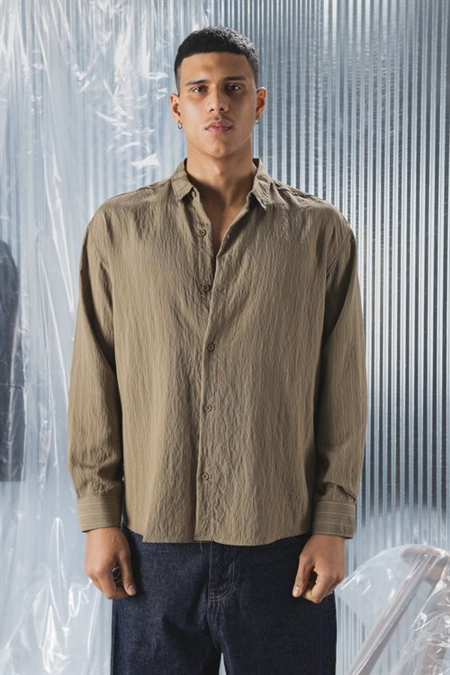 Wholesale Mens Khaki Shirt