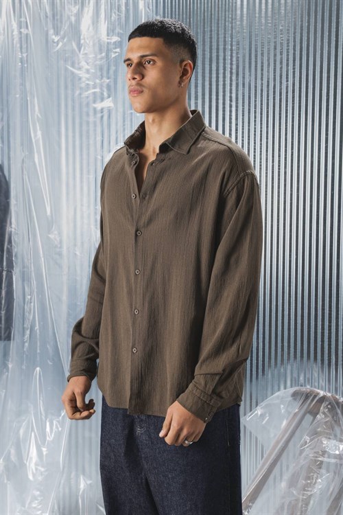 Wholesale Mens Khaki Shirt