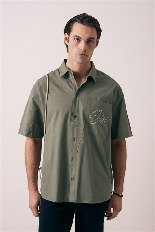 Wholesale Mens Khaki Shirt