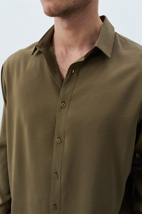 Wholesale Mens Khaki Shirt