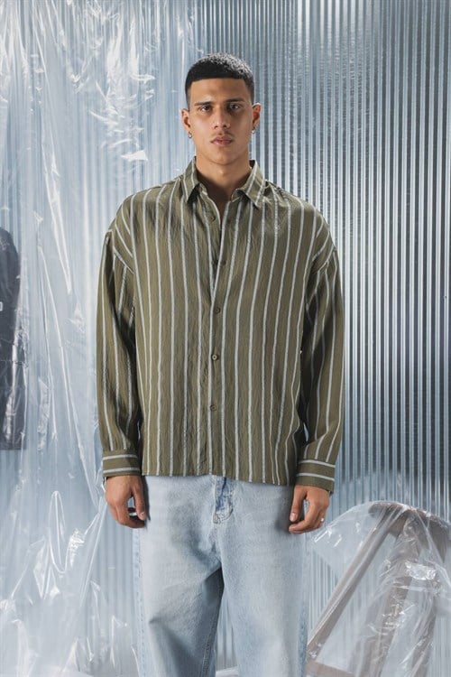 Wholesale Mens Khaki Shirt