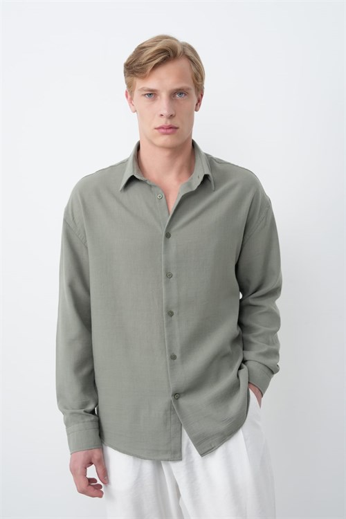 Wholesale Mens Khaki Shirt