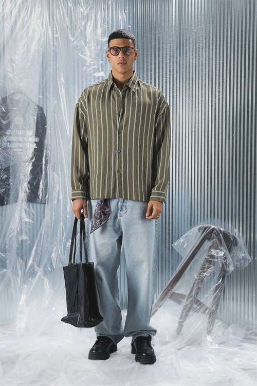 Wholesale Mens Khaki Shirt