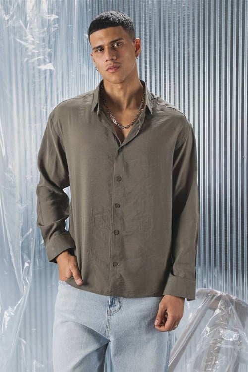 Wholesale Mens Khaki Shirt