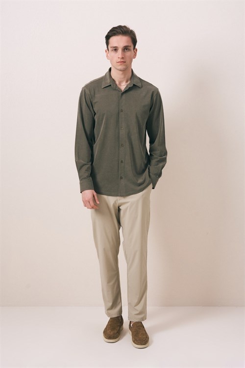 Wholesale Mens Khaki Shirt
