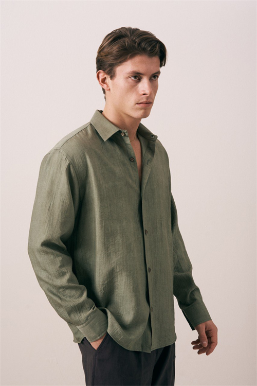 Wholesale Mens Khaki Shirt