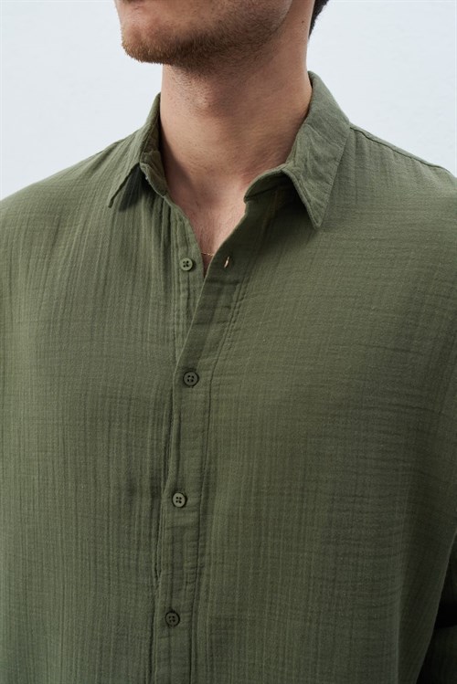 Wholesale Mens Khaki Shirt