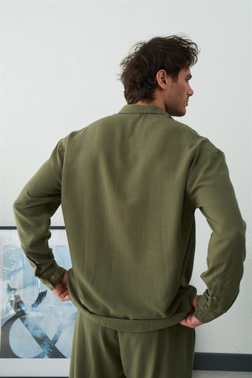 Wholesale Mens Khaki Shirt