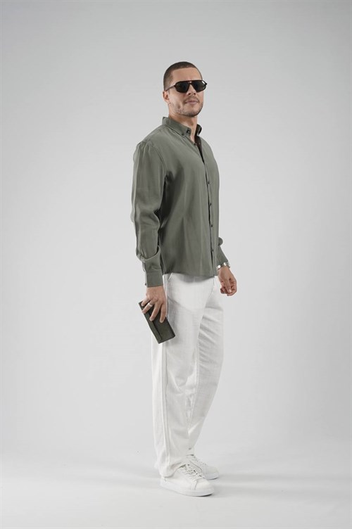 Wholesale Mens Khaki Shirt