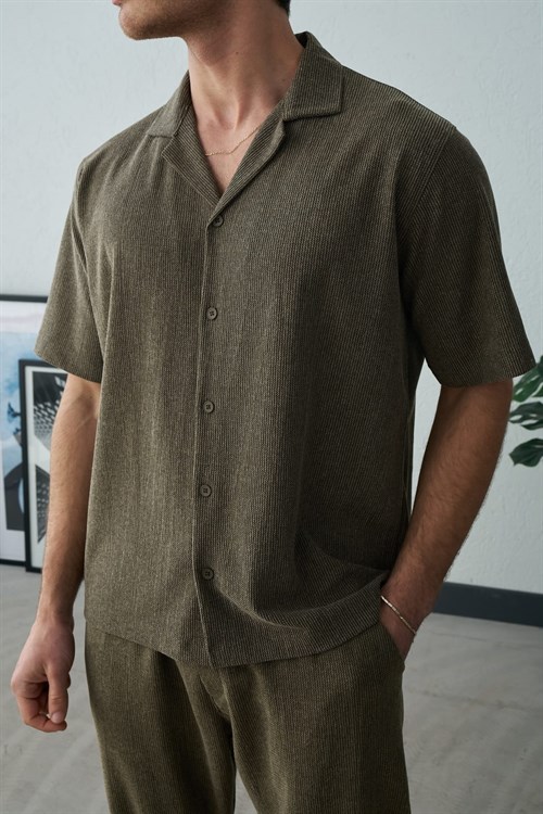 Wholesale Mens Khaki Shirt