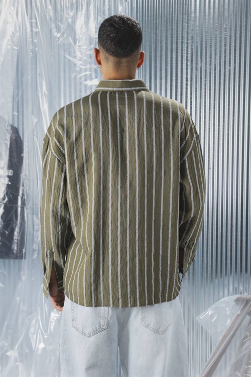 Wholesale Mens Khaki Shirt