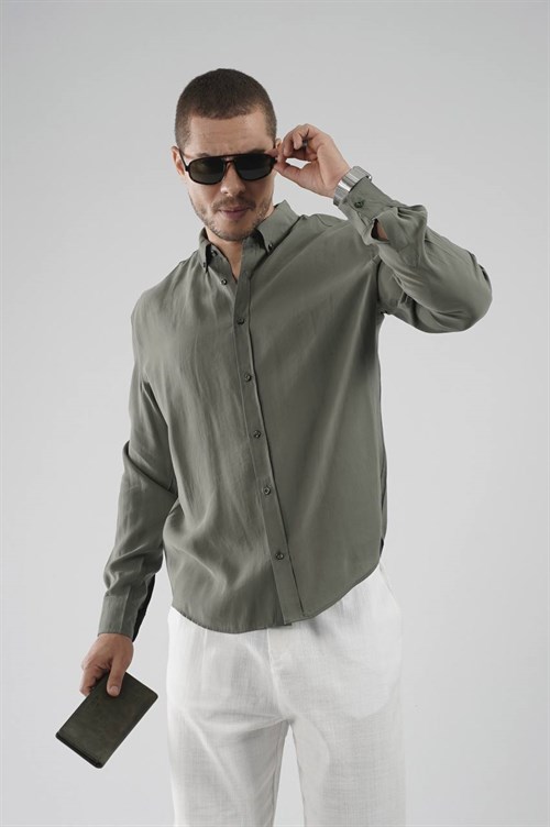 Wholesale Mens Khaki Shirt