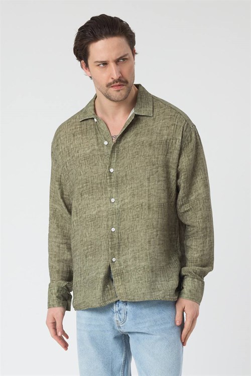Wholesale Mens Khaki Shirt